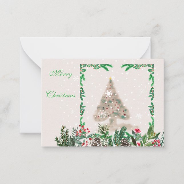 Cartões de nota planos (Frente)