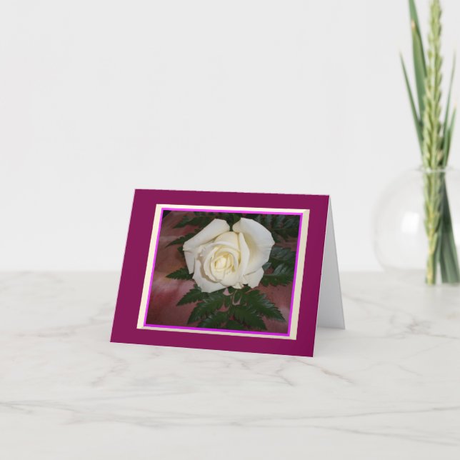Cartões de Nota Rosa Creme (Frente)