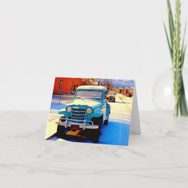 Cartões de Nota "Salida, CO Morning" (Frente)