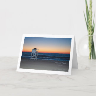 Cartões de Nota Sunrise da Virginia Beach