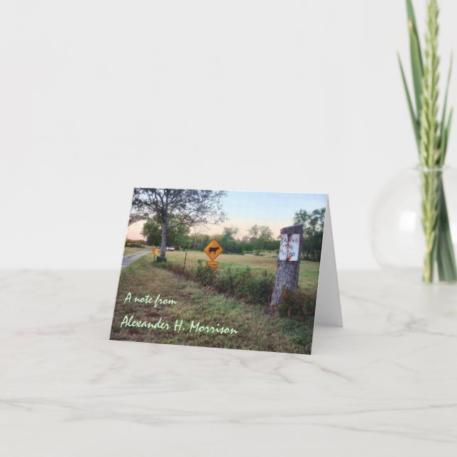 Cartões de nota vazios do Slow Down (Frente)