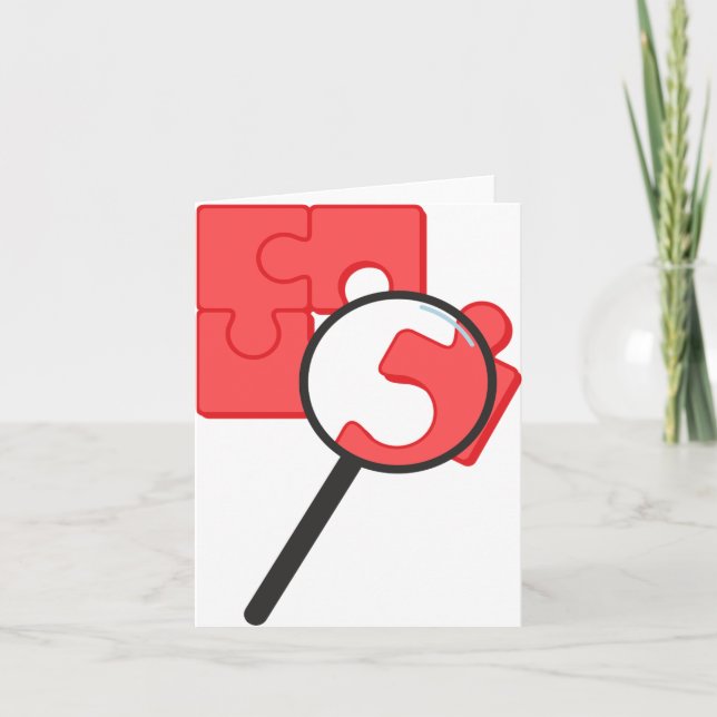 Cartões de Notas de Peças de Puzzle (Frente)