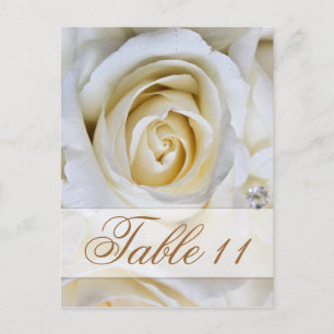 Cartões de Número da Tabela de Recepção de Rosas B