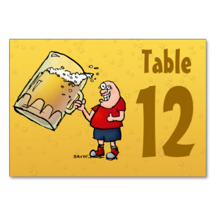 Cartões de Número de Tabela de Beer