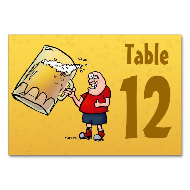 Cartões de Número de Tabela de Beer (Frente)