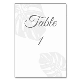 Cartões de Número de Tabela de Casamento, Folha de