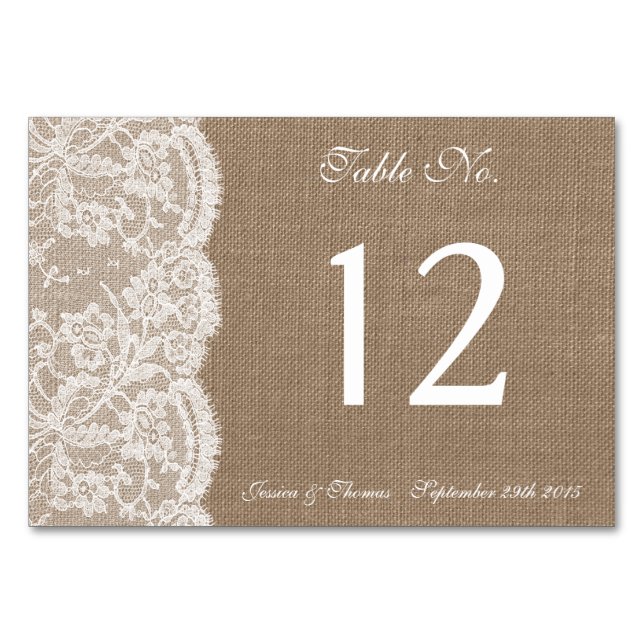 Cartões de Número de Tabela de Coleta de Coleção d (Frente)