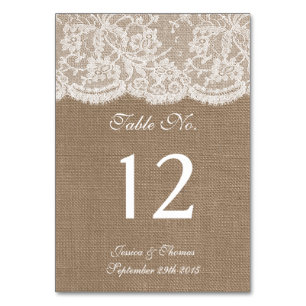 Cartões de Número de Tabela de Coleta de Coleção d