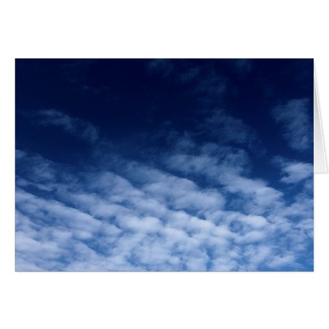 Cartões de Nuvens Estéticos (Frente Horizontal)