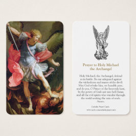 Cartões de Oração | Archangel Michael