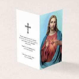 Cartões de Oração Católicos | Coração Mais Adoráve