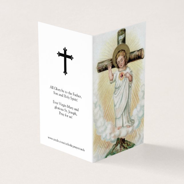 Cartões de Oração Católicos | Pai da eternidade (Exterior)