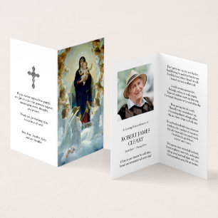 Cartões de Oração Católicos Virgem & Angels