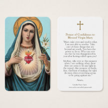 Cartões de Oração | Coração Sagrado 1