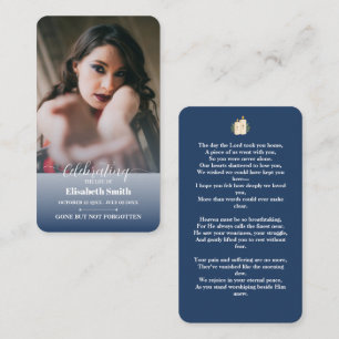 Cartões de Oração de Funeral – Celebração da Memór