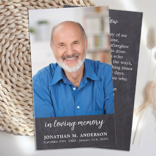 Cartões de Oração do Memorial Funerário Simpatia F