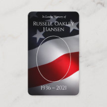 Cartões de Oração Memorial Fotográfica | Militar P