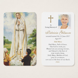 Cartões de Oração | Nossa Senhora de Fátima