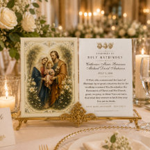 Cartões de Oração Tradicional Católica do Santo Ma