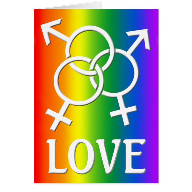 Cartões de orgulho gay LGBT Adoram Convites e Cart (Frente)