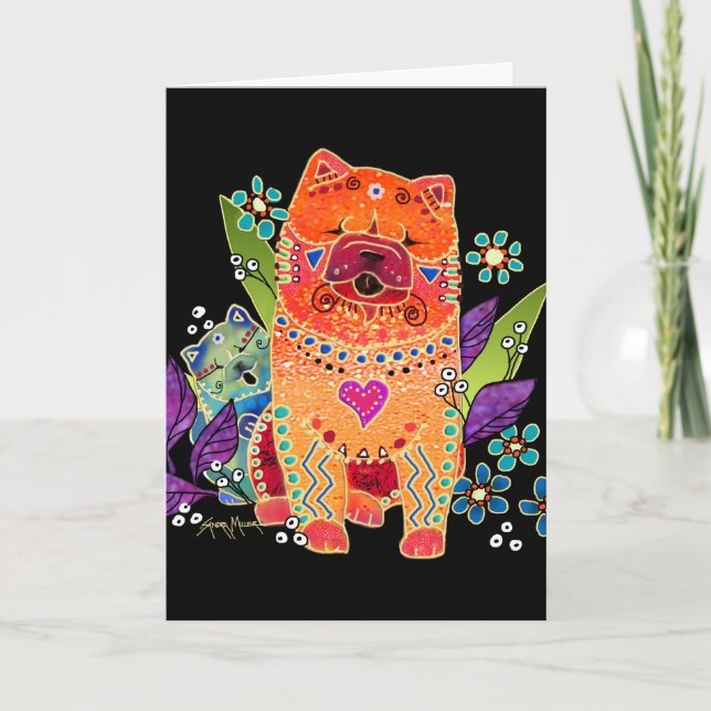 Cartões de ovelha lisos BINDI (Frente)