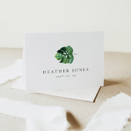 Cartões de Palma Tropical Mínima CORA