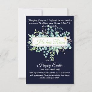 Cartões de PÁSCOA católicos Citação religiosa