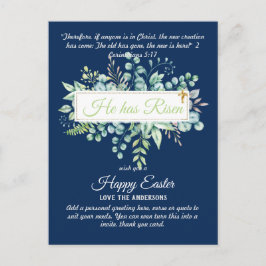 Cartões de PÁSCOA católicos Citação religiosa Vers