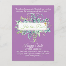 Cartões de PÁSCOA católicos Citação religiosa Vers