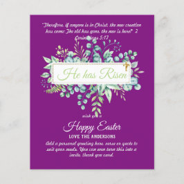 Cartões de PÁSCOA católicos Citação religiosa Vers