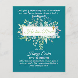 Cartões de PÁSCOA católicos Citação religiosa Vers