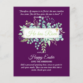 Cartões de PÁSCOA católicos Citação religiosa Vers