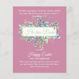 Cartões de PÁSCOA católicos Citação religiosa Vers