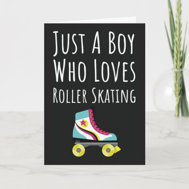 Cartões de Patinação Bonitos para Bebês Meninos Pa (Frente)