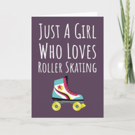 Cartões de Patinação Cor-de-Rosa Fofos Para Menina