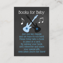 Cartões de Pedido de Livro para Chás de Bebê Rocks