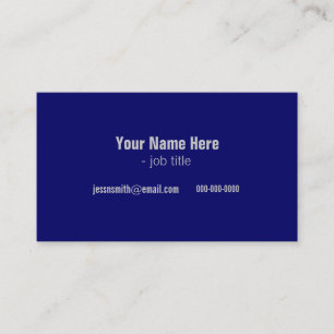 cartões de perfil modernos azul e branco legais