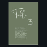 Cartões de placas de assentos elegantes e modernos<br><div class="desc">Uma tipografia moderna e uma cor tendenciosa de terracota para a sua papelaria de casamento: escolha esta simples e elegante suite de casamento. Totalmente personalizável: você pode alterar o plano de fundo e a cor do texto conforme desejar.</div>