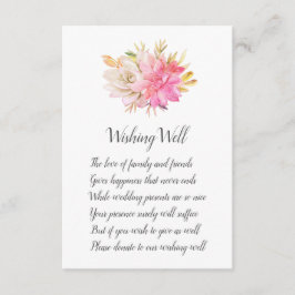 Cartões de Poço de Desejos de Deserto Rústico com