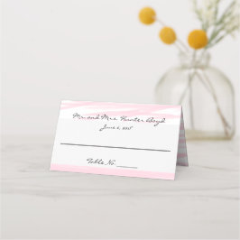 Cartões de posição "Cor-de-rosa-azul"