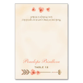 Cartões de posição de inclinação para a Rosa de se