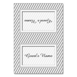 Cartões de posição de nome distribuído de Cinzas p