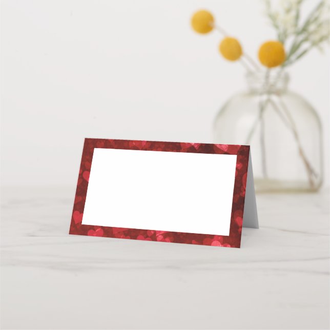 Cartões de posição do dia de os namorados, Cartões (Frente)