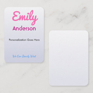 Cartões de Posicionamento Personalizados Impressos