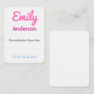 Cartões de Posicionamento Personalizados Impressos
