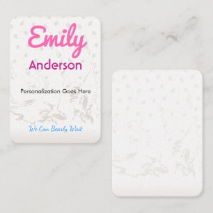 Cartões de Posicionamento Personalizados Impressos