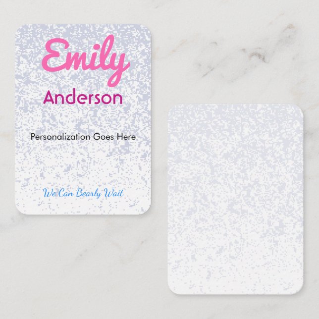 Cartões de Posicionamento Personalizados Impressos (Frente/Verso)