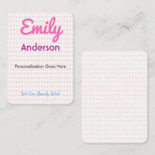 Cartões de Posicionamento Personalizados Impressos