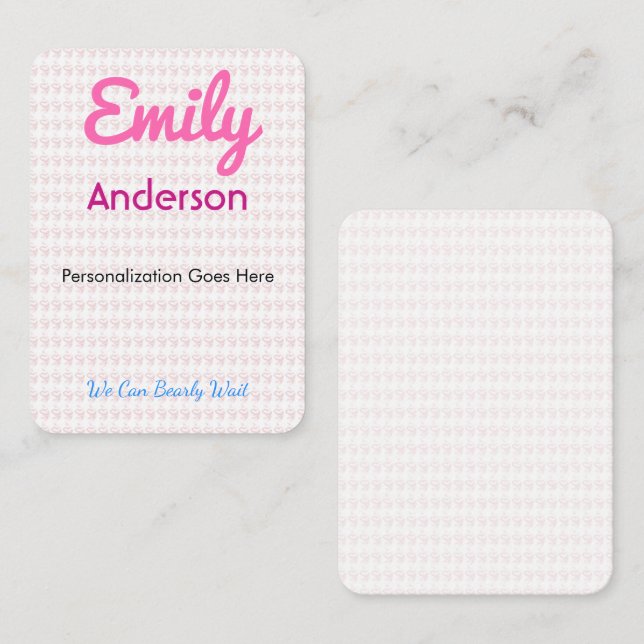 Cartões de Posicionamento Personalizados Impressos (Frente/Verso)