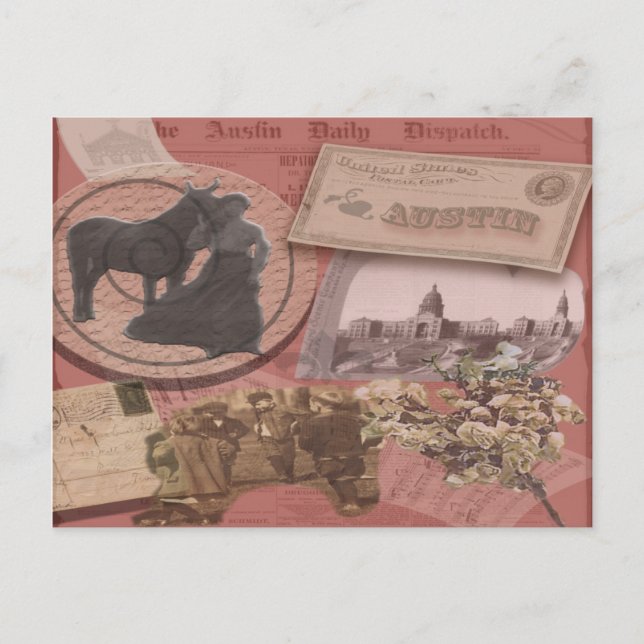Cartões de posto Austin Vintage (Frente)